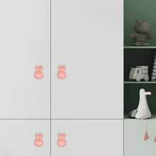 Load image into Gallery viewer, 1pc Rabbit Ceramic Knobs | Colorful Dresser & Kitchen Cupboard Knobs, Drawer & Cabinet Handles, Furniture Hardware