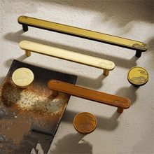 Load image into Gallery viewer, 3.78"-7.55" Modern Chinese Style Pulls, Handles & Knobs (Gold, Bronze, Antique Coffee) | Cabinet, Dresser, Drawer & Kitchen Hardware