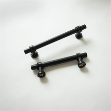 Load image into Gallery viewer, 3.78"(96mm)-12.6"(320mm) Black Pulls & Handles | Cabinet, Dresser, Drawer, Closet, Kitchen & Cupboard Hardware