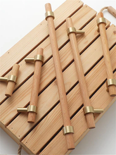 Load image into Gallery viewer, Adjustable Walnut Wood & Beech Pulls, Knobs & Handles | Drawer, Cupboard, Cabinet & Dresser Hardware