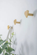 Load image into Gallery viewer, Solid Brass Loving Heart Hook - Decor & Wall Use (Coat/Hat)