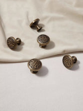 Load image into Gallery viewer, Carved Vintage Bronze Brass Pulls, Mid-Century French Minimalist High End Handles for Cabinets & Drawers