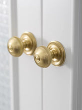 Load image into Gallery viewer, French Vintage Brass Small Pull Handles for Wardrobes, Shoe Cabinets & Drawers