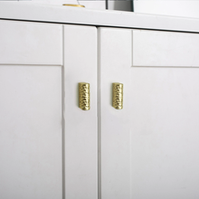 Load image into Gallery viewer, 1.25", 3.78", 5", 7.56", 10" Gold Hammered & Black Nickel Pulls | Kitchen & Cabinet Handles, Drawer Knobs, Art Decor Hardware