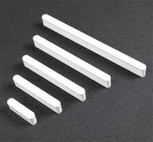 Load image into Gallery viewer, 1.25", 2.5", 3.75", 5", 6.3", 7.55", 8.8" White Cabinet Handles & Knobs | Drawer Pulls, Kitchen & Closet Wardrobe Handles