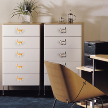 Load image into Gallery viewer, Cute Cat Knobs | Colorful Kitchen & Cabinet Handles, Drawer & Wardrobe Pulls, Modern Decorative Hardware
