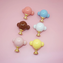 Load image into Gallery viewer, Cute Bear Ceramic Knobs | Colorful Dresser & Kitchen Cupboard Knobs, Drawer & Cabinet Handles, Furniture Hardware