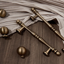 Load image into Gallery viewer, 3.78"-5" Aged Brass & Antique Bronze Knobs, Pulls & Handles | Cabinet, Kitchen, Drawer, Dresser & Cupboard Hardware