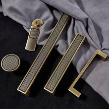 Load image into Gallery viewer, Antique Bronze Cabinet Handles | Vintage Kitchen & Drawer Pulls, Closet, Dresser & Wardrobe Door Knobs