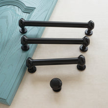 Load image into Gallery viewer, Black American Door Pull Handle Cabinet Pull Handle Metal Door Pull Handle Dresser Pull Handle