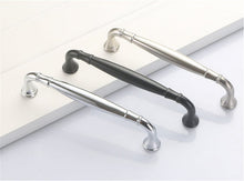 Load image into Gallery viewer, Modern Chrome, Black & Brushed Nickel Drawer Pulls | Kitchen Cabinet Handles, Dresser Knobs & Wardrobe Handles | Cabinet Hardware