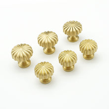 Load image into Gallery viewer, Brass knobs Cabinet Handles | Wardrobe, Dresser & Drawer Pulls, Cupboard Knobs