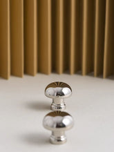 Load image into Gallery viewer, Mid Century Mushroom Cabinet Knob, Brass Titanium Silver Cute Drawer Knob, Furniture Door Pull Handle