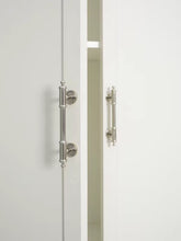 Load image into Gallery viewer, Mid‑Century French Bar Cabinet Pull, Warm Silver Electroplated Titanium Silver Long Drawer Handle for Wardrobe