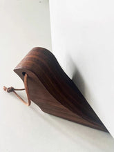 Load image into Gallery viewer, Black Walnut , Beech Wood Door Stopper, Wind Resistant Safety Door Holder Door Jam