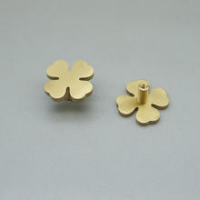 Load image into Gallery viewer, Creative Brass Clover Knobs & Pulls | Cabinet, Wardrobe Door, Drawer & Dresser Hardware