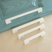 Load image into Gallery viewer, 3.78"-8.8" White Knobs, Pulls & Handles | Drawer, Dresser, Kitchen Cabinet, Closet, Wardrobe & Furniture Hardware