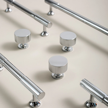 Load image into Gallery viewer, 3.78", 5", 6.3", 8.8", 12.6" Solid Chrome Drawer Handles | Cabinet & Dresser Knobs, Kitchen & Cupboard Pulls, High-Quality Furniture Hardware