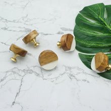 Load image into Gallery viewer, Nordic Modern Minimalist Wood & Marble Knobs & Handles | Door, Cabinet & Furniture Hardware