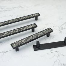Load image into Gallery viewer, Bling Glass & Crystal Drawer Knobs | Silver Chrome Clear Dresser Handles |Furniture Hardware