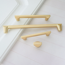 Load image into Gallery viewer, 3.78"-8.8" Gold Brass Knobs & Pulls | Cabinet, Dresser, Drawer, Cupboard, Kitchen & Closet Wardrobe Hardware