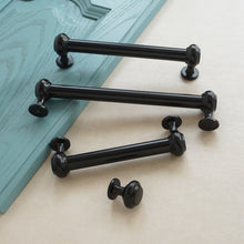 Load image into Gallery viewer, Black American Door Pull Handle Cabinet Pull Handle Metal Door Pull Handle Dresser Pull Handle