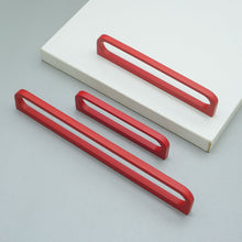 Load image into Gallery viewer, 3.78"-12.6" Red Hollow Knobs, Pulls & Handles | Drawer, Kitchen, Dresser & Cabinet Door Hardware