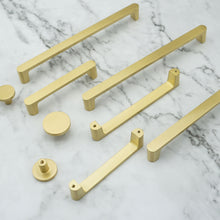Load image into Gallery viewer, 3.78"-7.55" High Quality Solid Brass Knobs, Pulls & Handles | Kitchen, Cabinet, Drawer, Dresser & Wardrobe Hardware