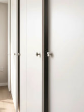 Load image into Gallery viewer, Minimalist Hand‑Hammered Brass Single‑Hole Knob, Titanium‑Silver Small Cabinet & Drawer Pull