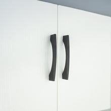 Load image into Gallery viewer, 3.75", 5" & 7.55" Matte Black Drawer Pulls | Modern Dresser Knobs, Kitchen Cabinet Handles & Hardware