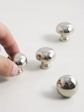 Load image into Gallery viewer, Mid Century Mushroom Cabinet Knob, Brass Titanium Silver Cute Drawer Knob, Furniture Door Pull Handle