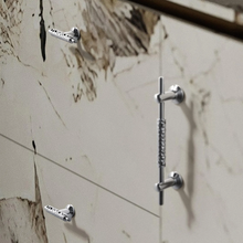 Load image into Gallery viewer, 1.25", 3.78", 5", 7.56", 10", 12.6" Chrome Hammered Pulls | Kitchen & Cabinet Handles, Drawer Knobs, Art Decor Hardware