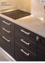 Load image into Gallery viewer, 3.78"-8.8" Gold, White & Black Gold Knobs, Pulls & Handles | Dresser, Drawer, Kitchen & Cabinet Hardware