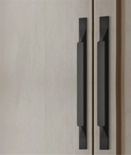 Load image into Gallery viewer, 2.5"-7.55" Special Texture T Pulls & Knobs (Gold & Black, with Back Plate) | Modern Kitchen Cabinet Door, Drawer & Wardrobe Hardware