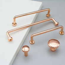 Load image into Gallery viewer, 3.78"-6.3" Rose Gold Knobs & Pulls | Drawer, Cabinet, Dresser, Wardrobe & Kitchen Cupboard Hardware