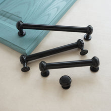 Load image into Gallery viewer, Black American Door Pull Handle Cabinet Pull Handle Metal Door Pull Handle Dresser Pull Handle