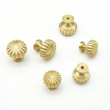 Load image into Gallery viewer, Brass knobs Cabinet Handles | Wardrobe, Dresser & Drawer Pulls, Cupboard Knobs