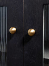 Load image into Gallery viewer, Antique Bronze Round Ball Brass Knobs, French Retro Handles for Cabinet, Drawer & Wardrobe