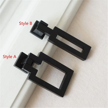 Load image into Gallery viewer, Black Drop Ring Drawer Handles | Cabinet Door Knobs, Dresser & Kitchen Pulls, Pull Handles