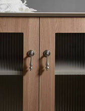 Load image into Gallery viewer, French Matte Brushed Nickel Brass Drawer Pulls, Light Luxury Modern Minimalist Mid‑Century Handles for Shoe Cabinet and Wardrobe Doors