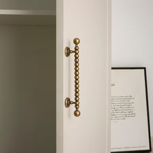 Load image into Gallery viewer, Antique Bronze Beaded Bar Cabinet Pulls | Kitchen & Wardrobe Hardware Handles