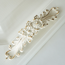 Load image into Gallery viewer, 3.78", 5.0" White, Gold, Silver Dresser Pulls | Shabby Chic French Country Drawer Knobs, Kitchen Cabinet Handles & Furniture Hardware
