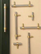 Load image into Gallery viewer, Solid Concise Style Kitchen Pulls & Knobs | Cabinet, Drawer, Wardrobe Handles, Home Furniture Hardware