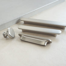 Load image into Gallery viewer, 2.5", 3.75", 5" & 7.55" Brushed Brass, Black & Nickel Drawer Pulls | Kitchen Cabinet Knobs & Closet Wardrobe Handles | Kitchen Hardware