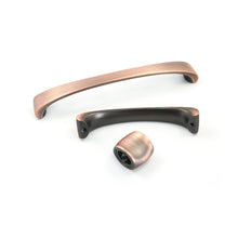 Load image into Gallery viewer, 3.75"-6.3" Unique Champagne Gold & Brushed Copper Pulls, Knobs & Handles | Cabinet, Dresser, Drawer & Kitchen Door Hardware