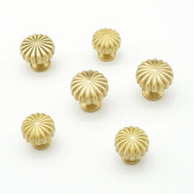 Load image into Gallery viewer, Brass knobs Cabinet Handles | Wardrobe, Dresser & Drawer Pulls, Cupboard Knobs