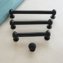 Load image into Gallery viewer, Black American Door Pull Handle Cabinet Pull Handle Metal Door Pull Handle Dresser Pull Handle