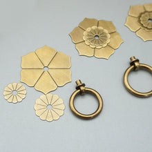 Load image into Gallery viewer, Antique Bronze & Brushed Brass Knobs, Pulls & Back Plates | Drawer, Dresser, Kitchen Cabinet Hardware
