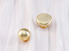 Load image into Gallery viewer, Modern Gold Simple Ball Knobs & Drawer Pulls | Cabinet Hardware for Kitchen, Dresser & Wardrobe