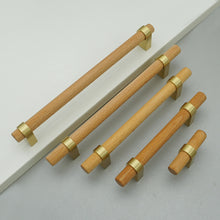 Load image into Gallery viewer, Walnut Beech Wood Knobs, Pulls & Handles | Kitchen, Cabinet, Drawer & Dresser Hardware